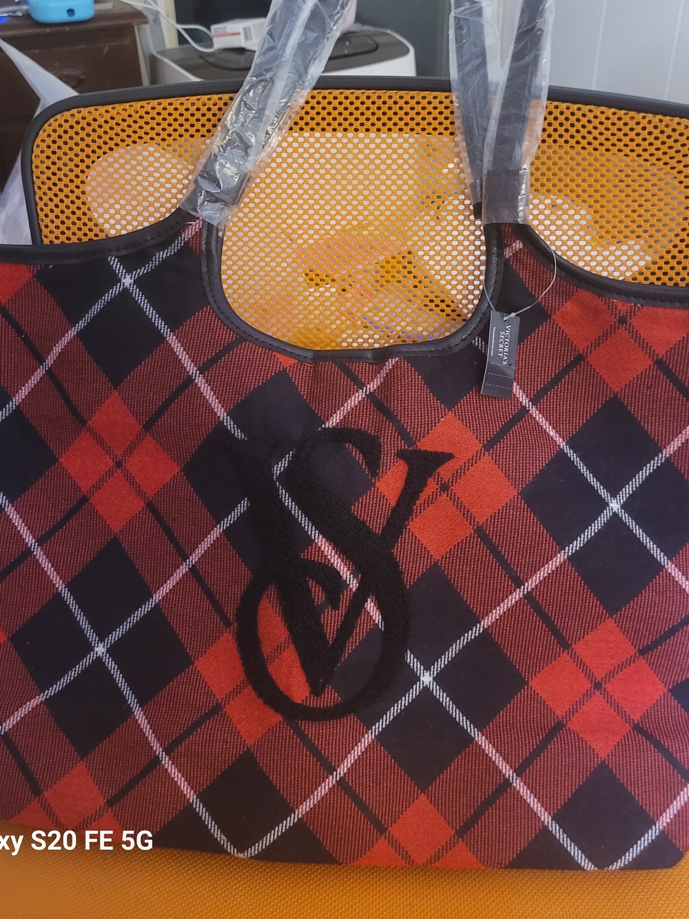 Victoria Secret Plaid Tote